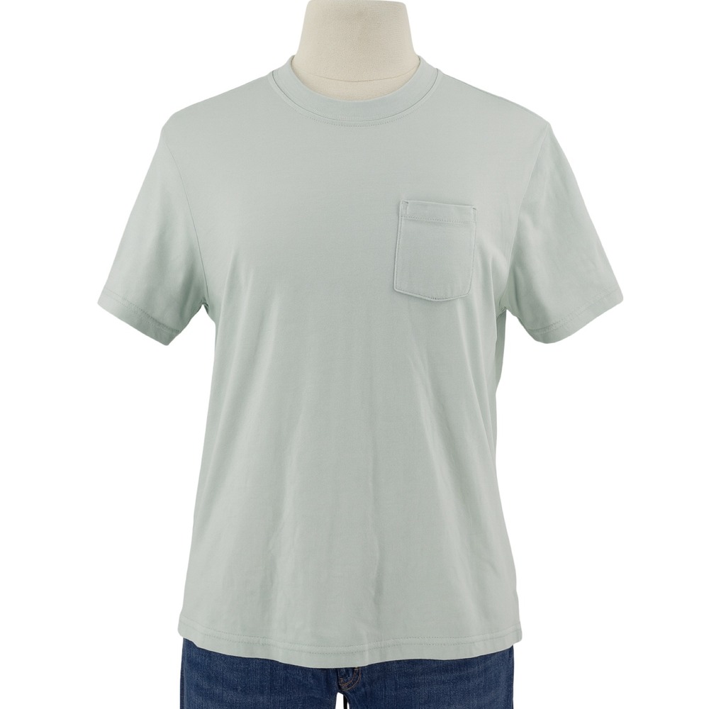 J Crew Crewcuts Pocket T-Shirt Boys XL Mint Green Cotton Short Sleeve Casual Tee